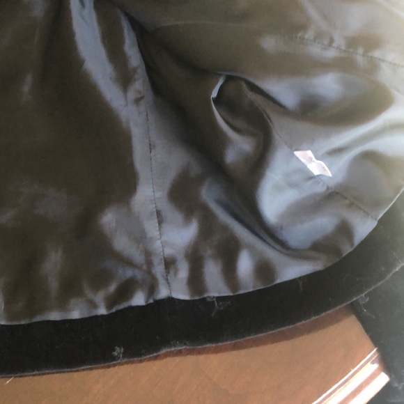 AT Denim Jacket —Black with Silver Tulips - Picture 7 of 14